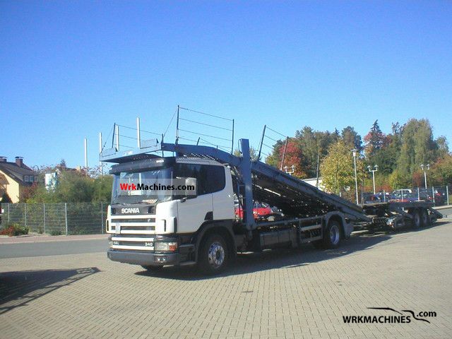 2000 SCANIA 4 - series 114 L/340 Truck over 7.5t Car carrier photo