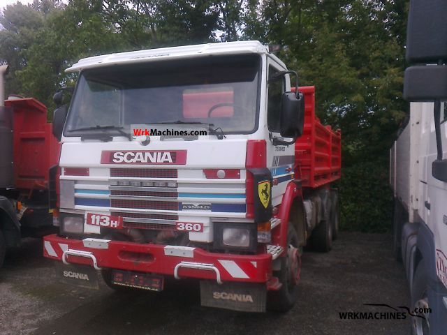 1995 SCANIA 3 - series 113 H/360 Truck over 7.5t Tipper photo