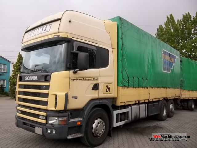 2001 SCANIA 4 - series 114 L/380 Truck over 7.5t Truck-mounted crane photo