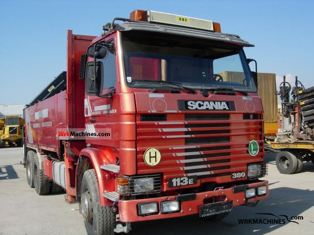 1996 SCANIA 3 - series bus 113 Truck over 7.5t Truck-mounted crane photo