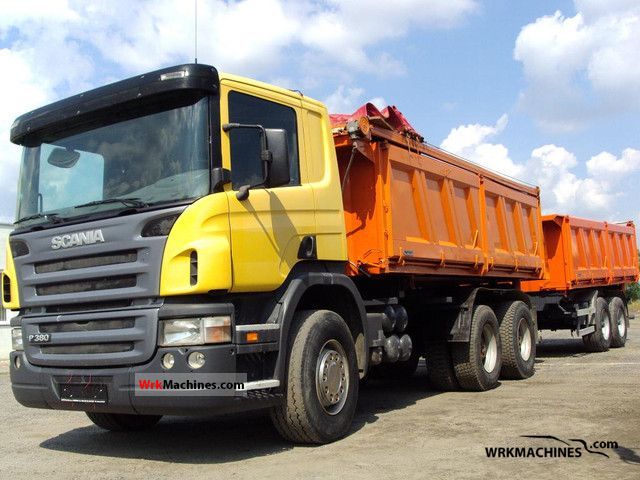 2005 SCANIA P,G,R,T - series P 380 Truck over 7.5t Three-sided Tipper photo