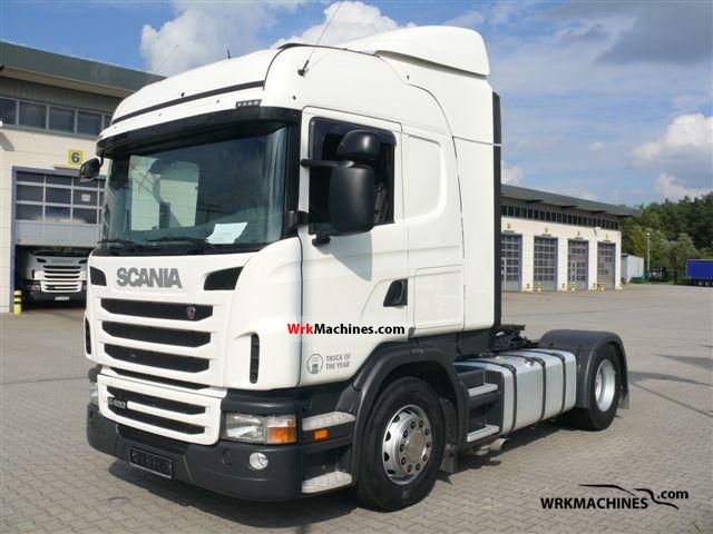 2010 SCANIA P,G,R,T - series G 420 Semi-trailer truck Standard tractor/trailer unit photo