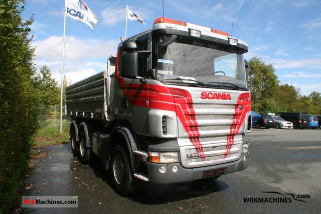 2007 SCANIA P,G,R,T - series R 480 Truck over 7.5t Three-sided Tipper photo