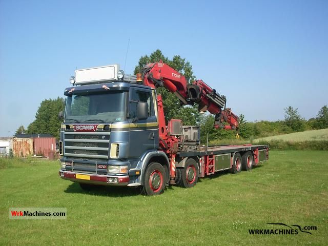 2002 SCANIA P,G,R,T - series 470 Truck over 7.5t Truck-mounted crane photo
